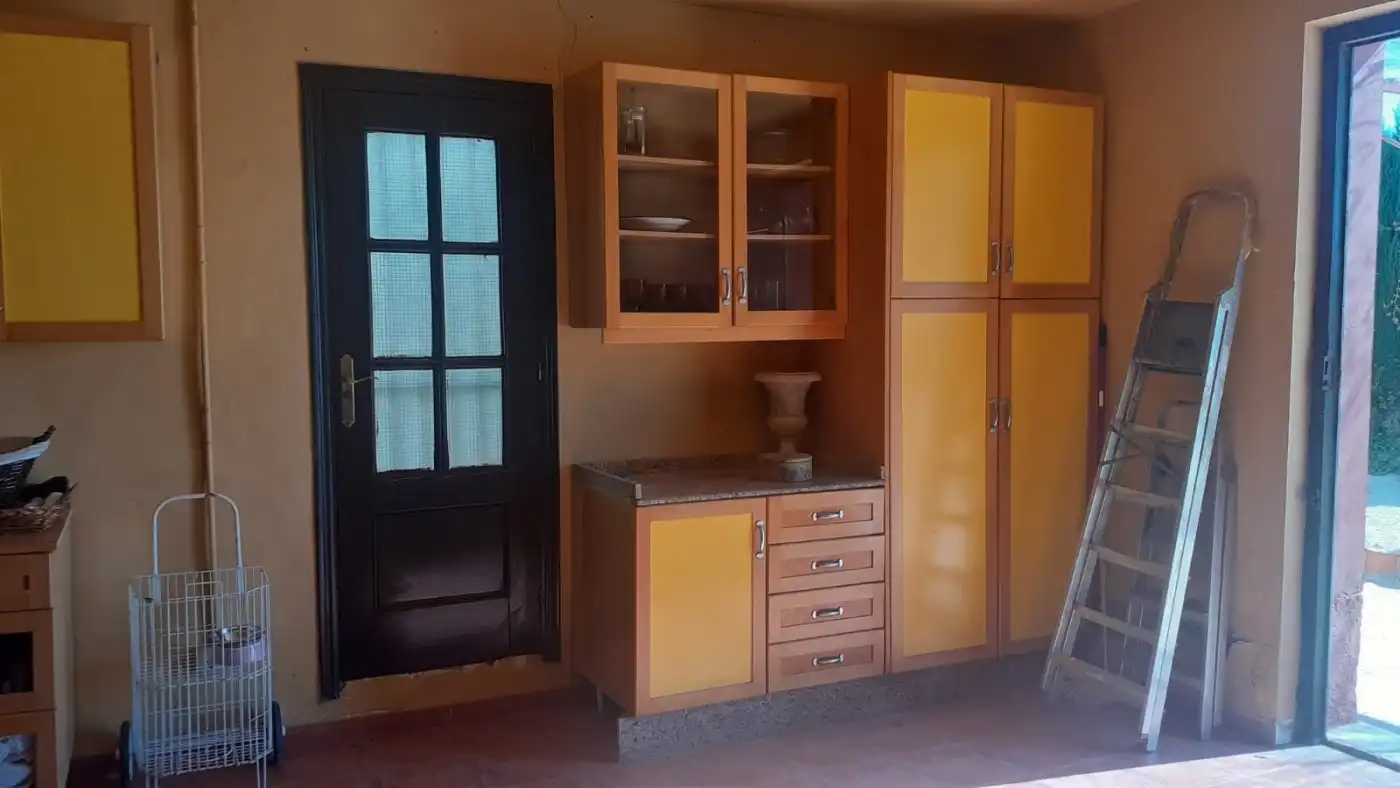 Cuina de Casa o xalet en venda en Elche / Elx amb Aire condicionat, Jardí privat i Terrassa