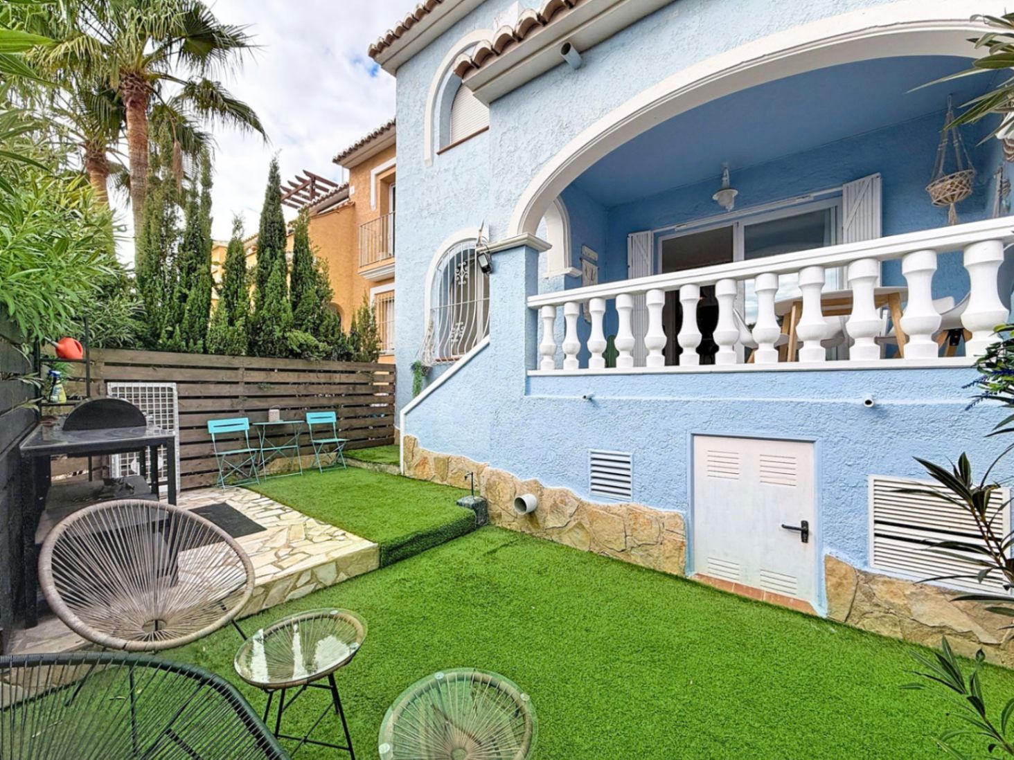 Garden of Apartment for sale in Benitachell / El Poble Nou de Benitatxell  with Air Conditioner, Heating and Private garden