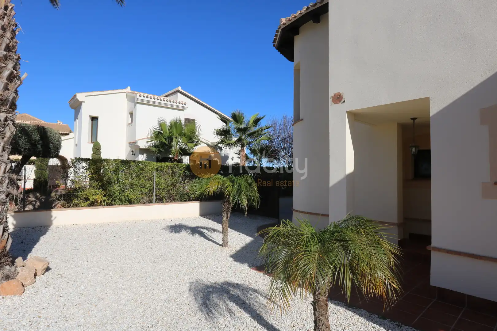 Vista exterior de Casa o chalet en venta en Fuente Álamo de Murcia con Aire acondicionado, Calefacción y Jardín privado