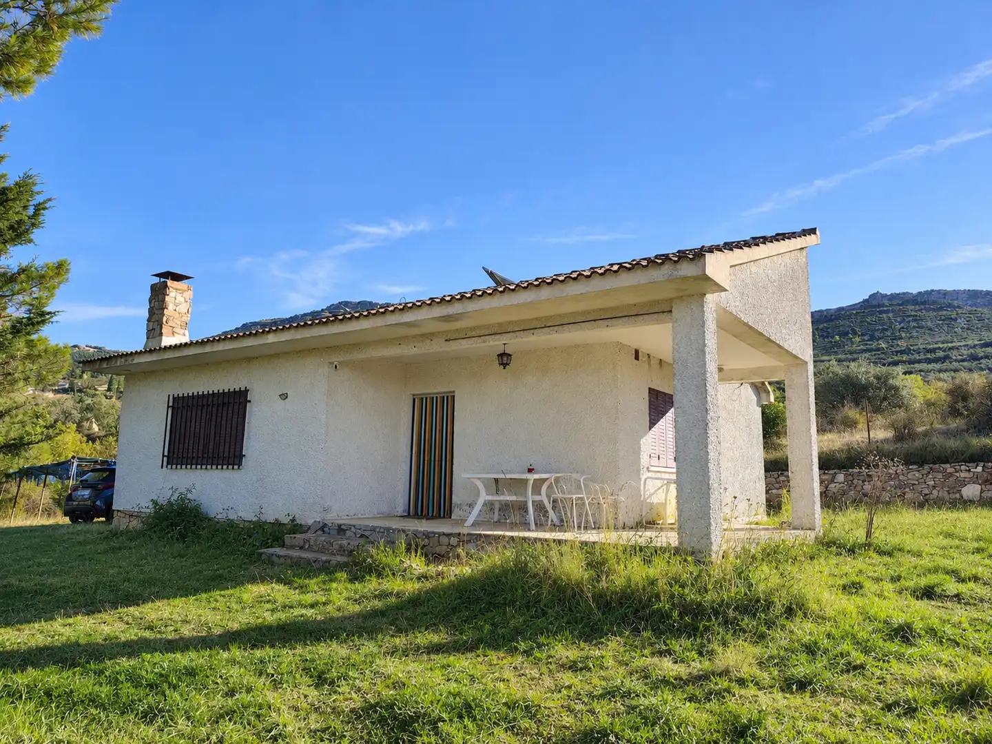 Vista exterior de Casa o chalet en venta en Berzosa del Lozoya con Jardín privado y Terraza