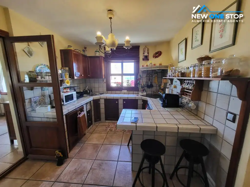 Cocina de Casa o chalet en venta en Mojácar con Aire acondicionado, Calefacción y Jardín privado