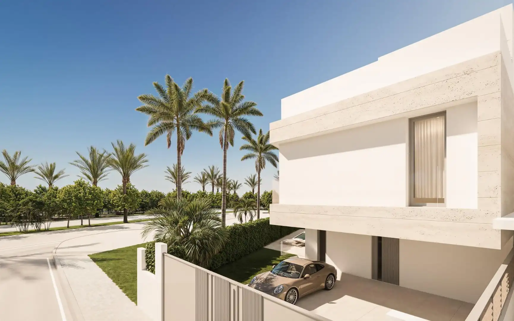 Vista exterior de Casa adosada en venda en Marbella amb Aire condicionat, Calefacció i Terrassa