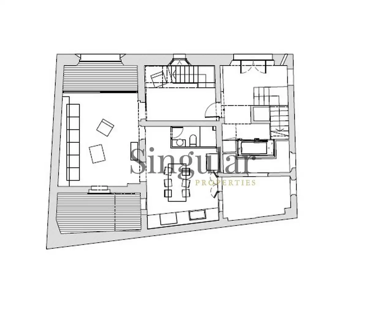 Maisonette zum Verkauf in Barcelona mit Heizung, Terrasse und Abstellraum