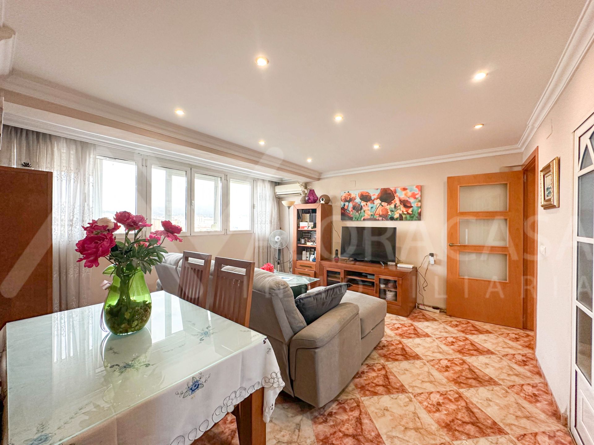 Sala de estar de Piso en venta en Málaga Capital con Aire acondicionado y Amueblado