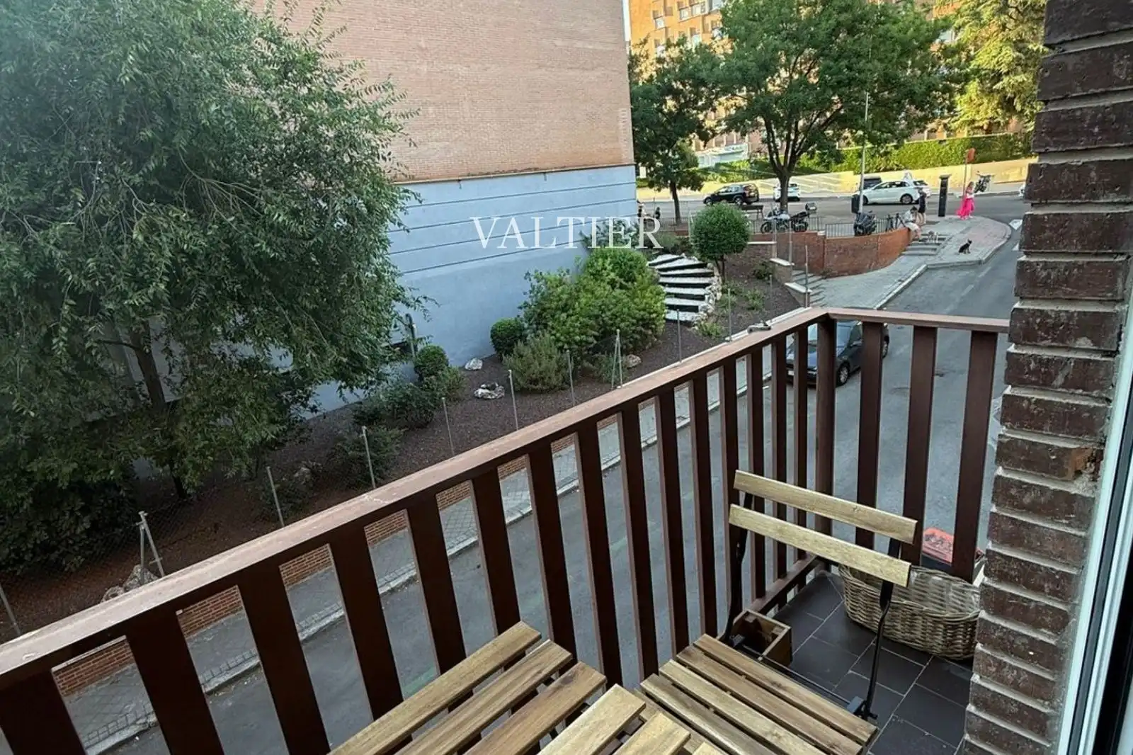 Balcony of Flat for rent in Madrid  with Air Conditioner, Heating and Terrace
