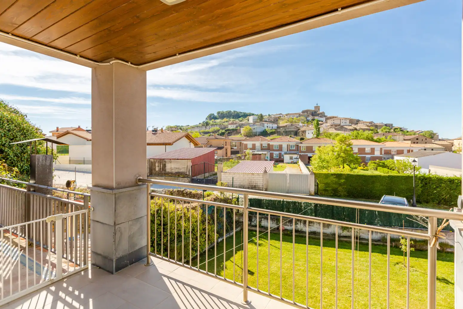 Terraza de Casa o chalet en venta en Aibar / Oibar con Aire acondicionado, Calefacción y Jardín privado