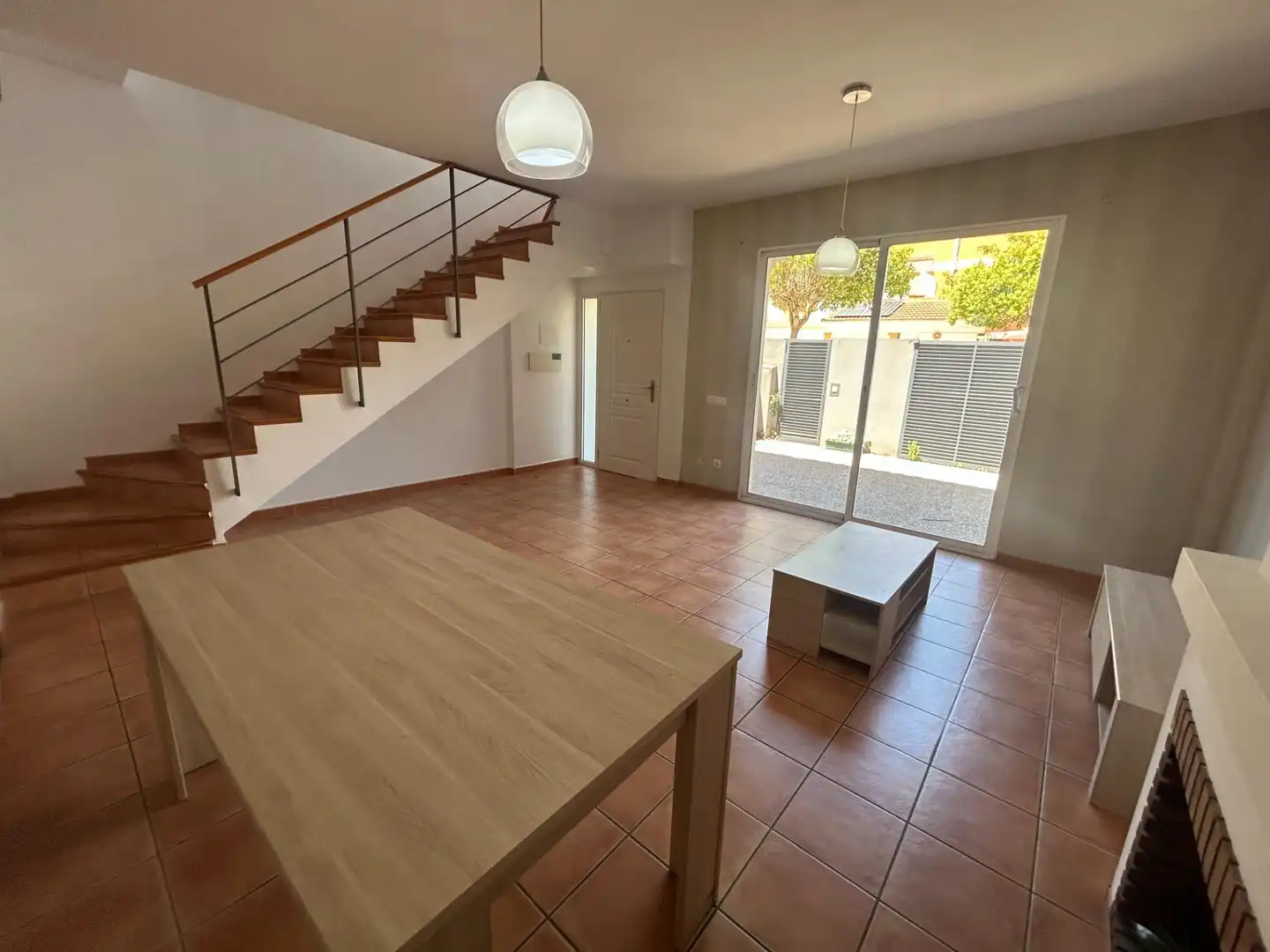 Sala de estar de Casa adosada en venta en Cullera con Aire acondicionado, Calefacción y Terraza
