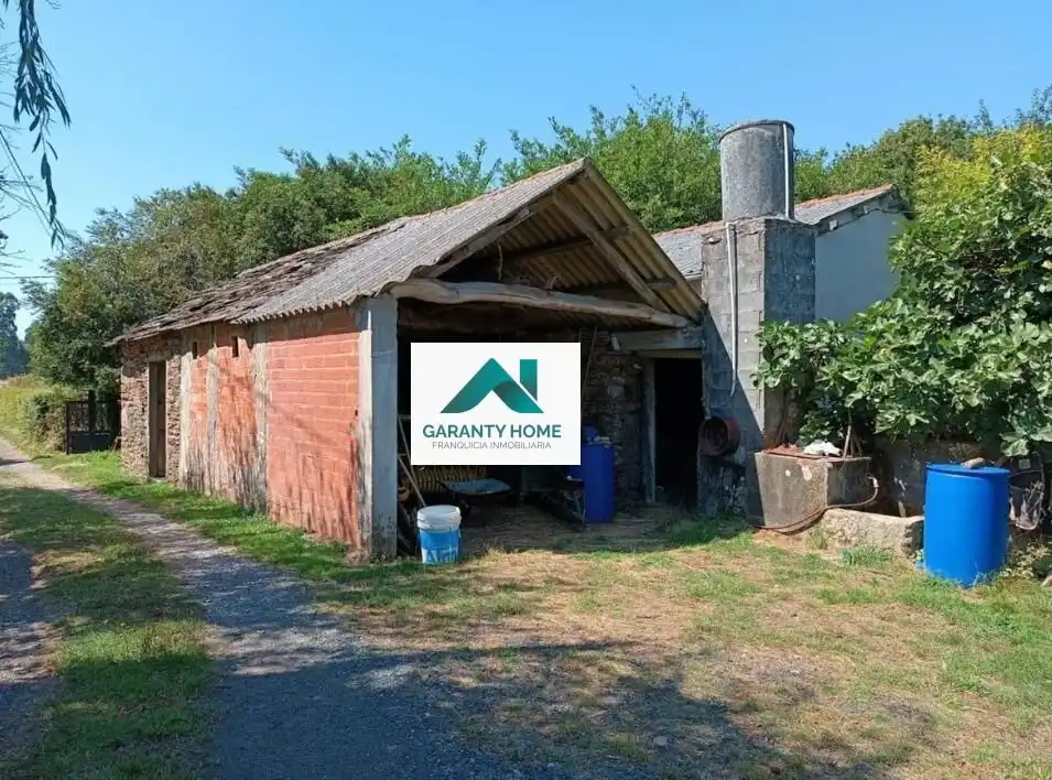 Vista exterior de Casa o chalet en venta en Aranga con Jardín privado