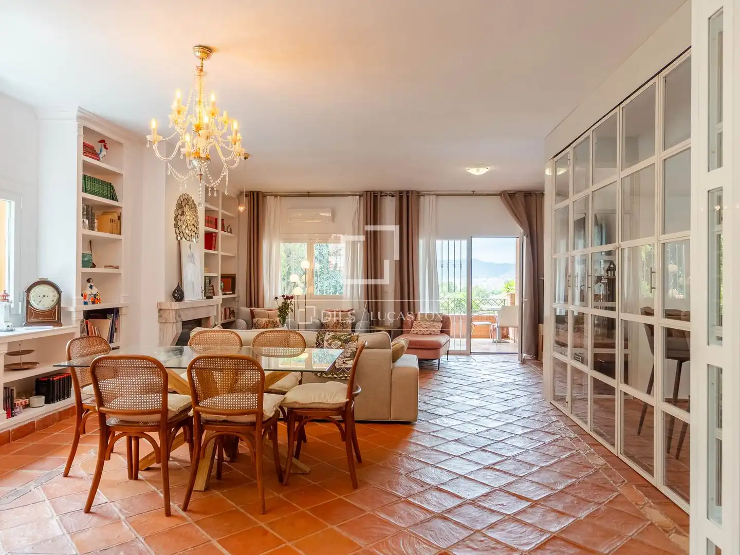 Living room of Houses for rent in L'Eliana  with Air Conditioner, Heating and Private garden