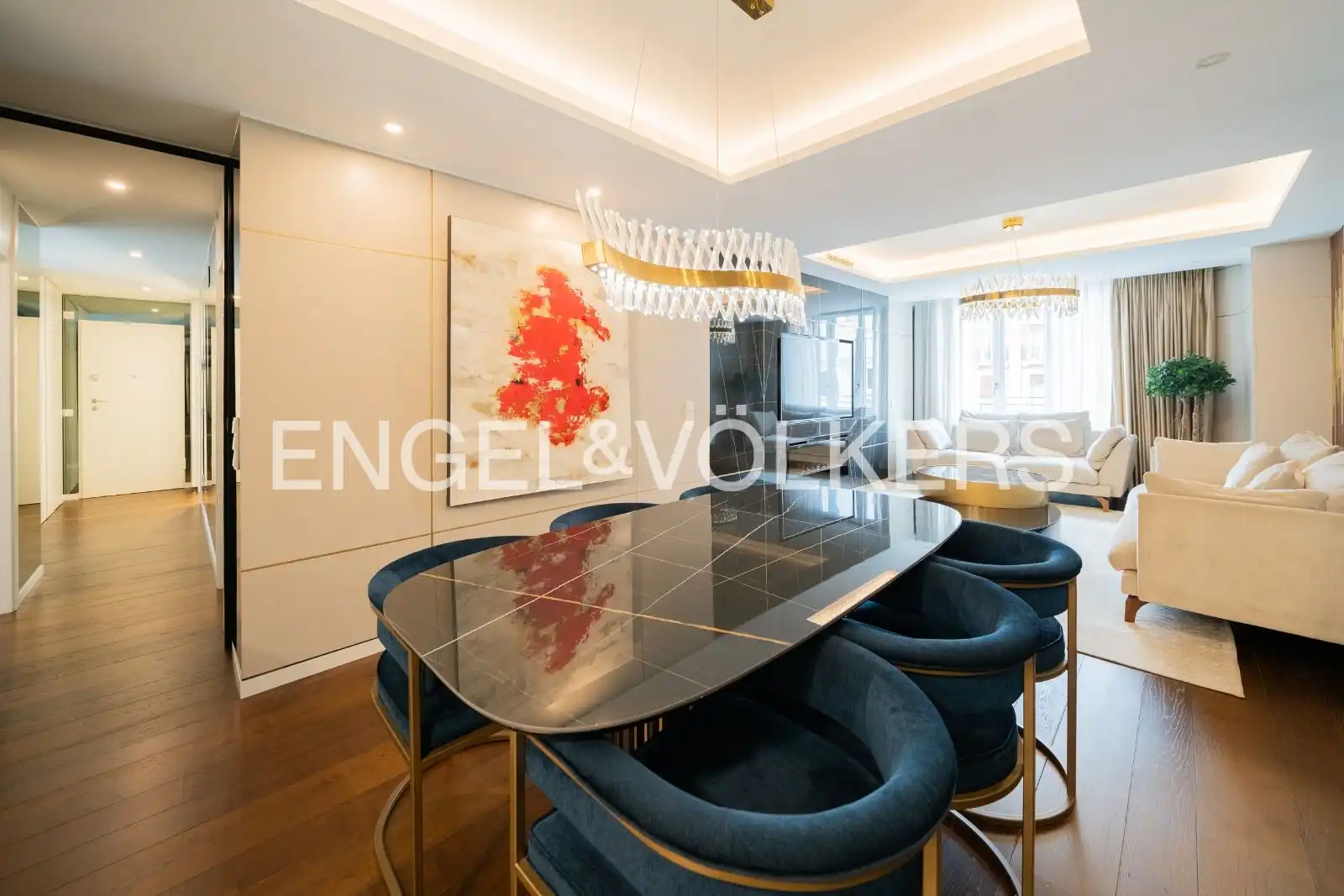 Dining room of Flat for rent in Madrid  with Air Conditioner, Heating and Swimming Pool