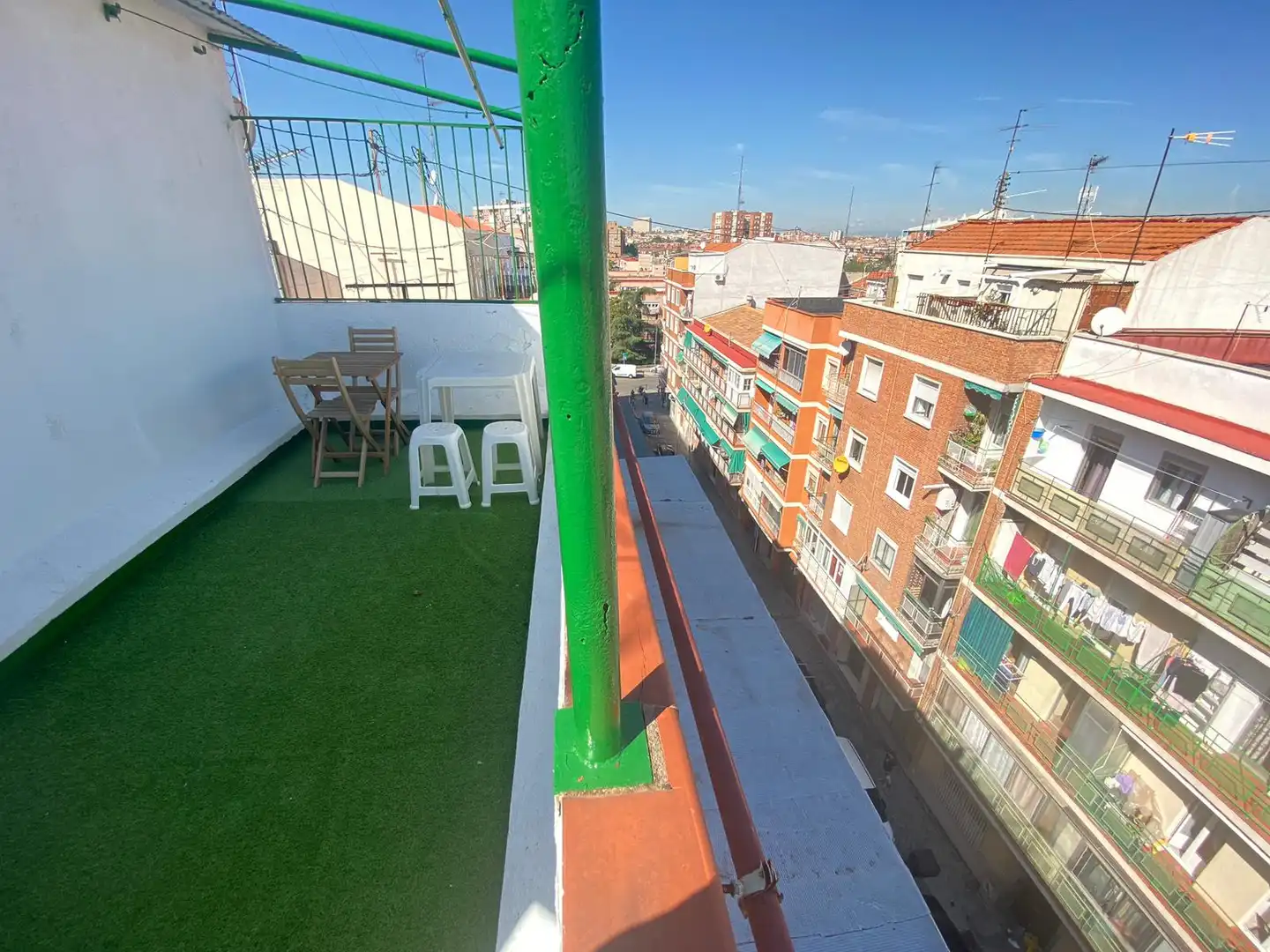 Terrace of Attic for rent in Madrid  with Heating, Terrace and Furnished