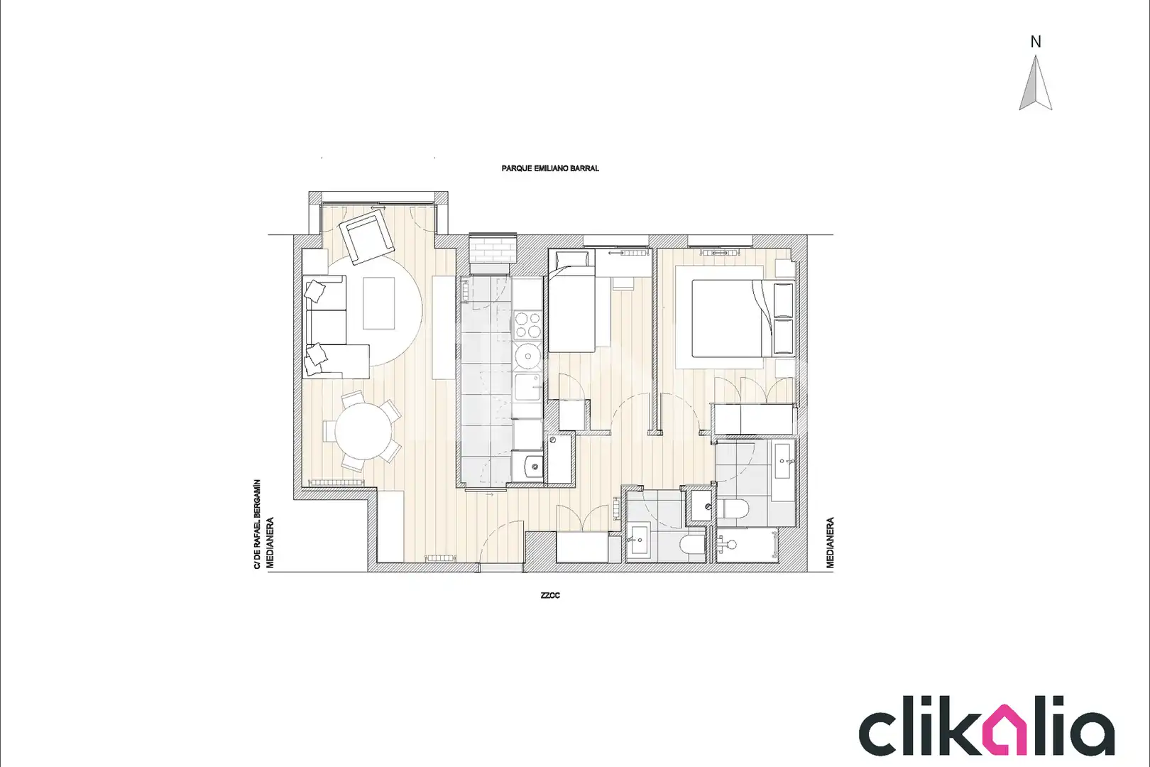 Piso en venta en Madrid con Aire acondicionado, Calefacción y Jardín privado