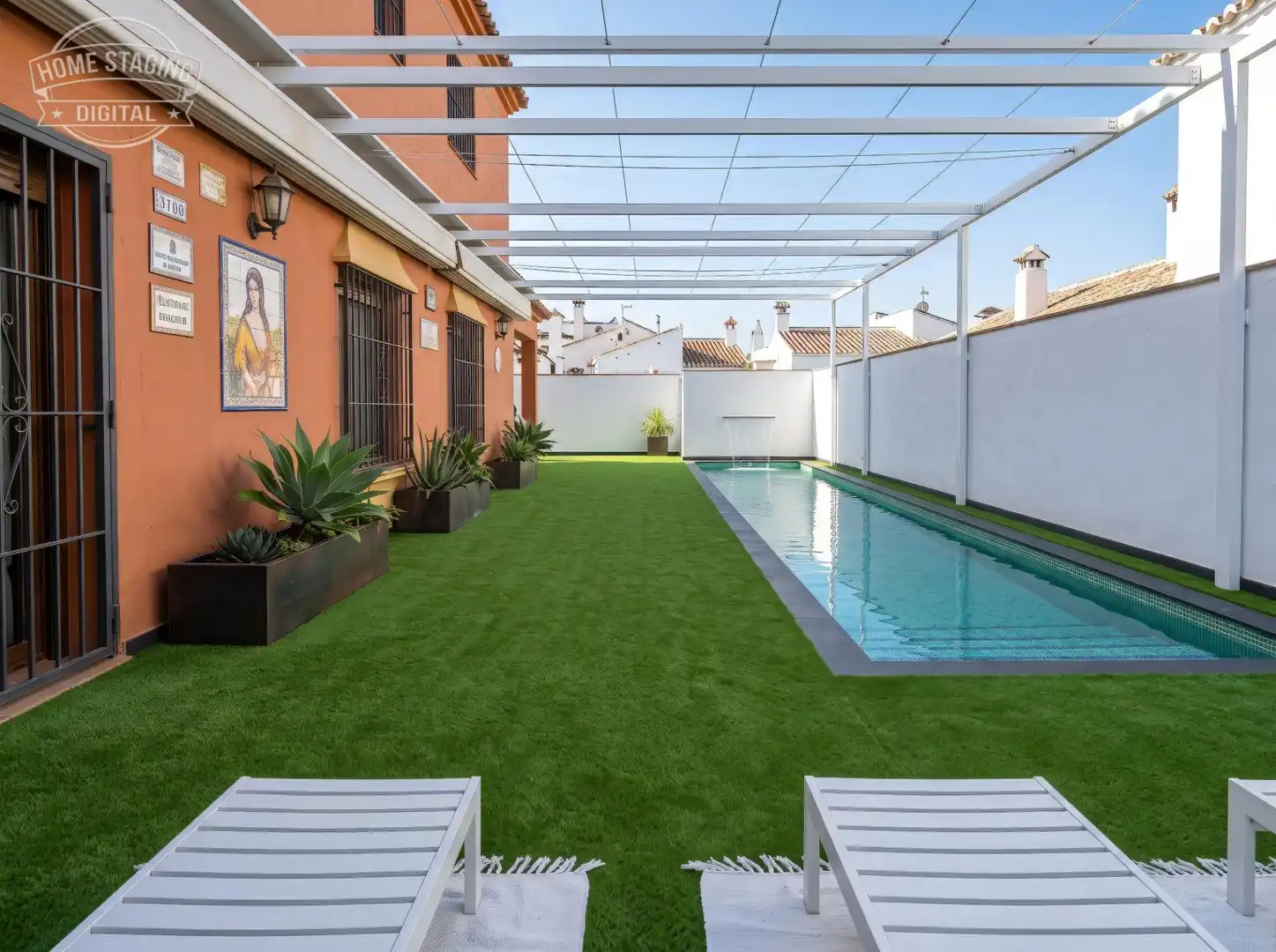 Terrassa de Casa adosada en venda en Espartinas amb Aire condicionat, Calefacció i Jardí privat