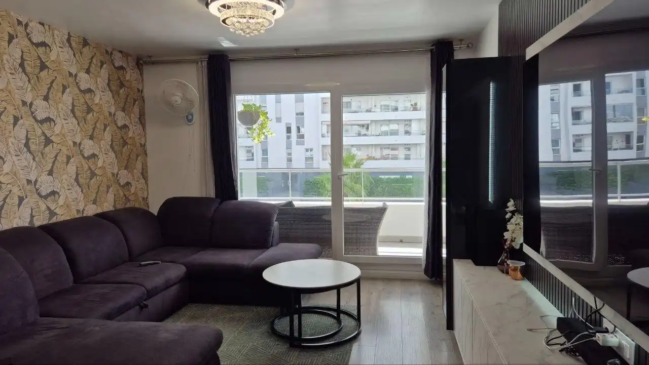 Wohnzimmer von Wohnung zur Miete in Valencia mit Terrasse, Möbliert und Gemeinschaftspool