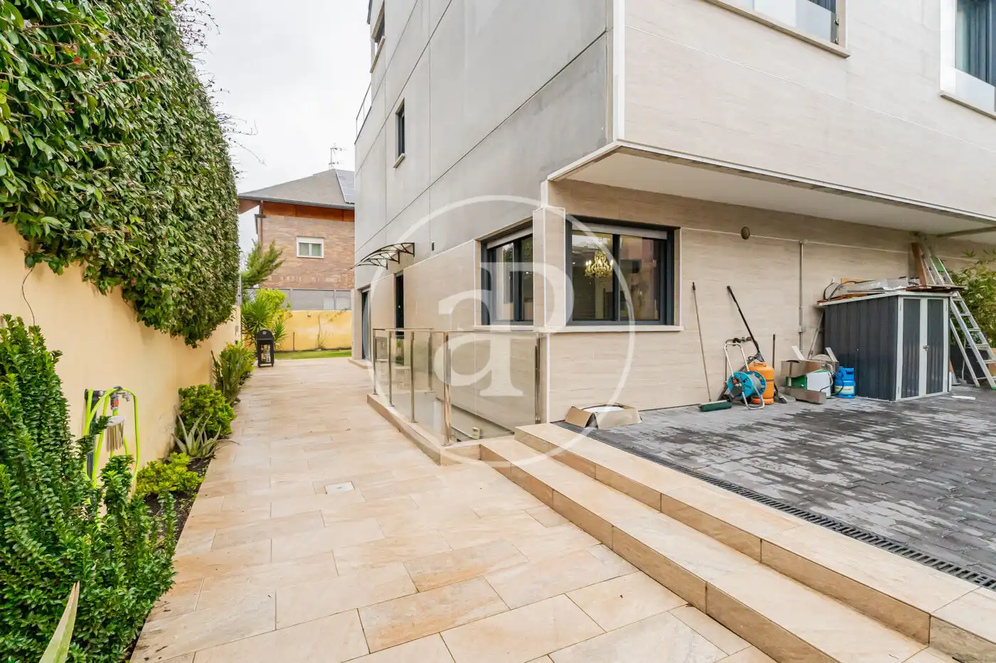 Terraza de Casa adosada en venta en Pozuelo de Alarcón con Aire acondicionado, Calefacción y Jardín privado