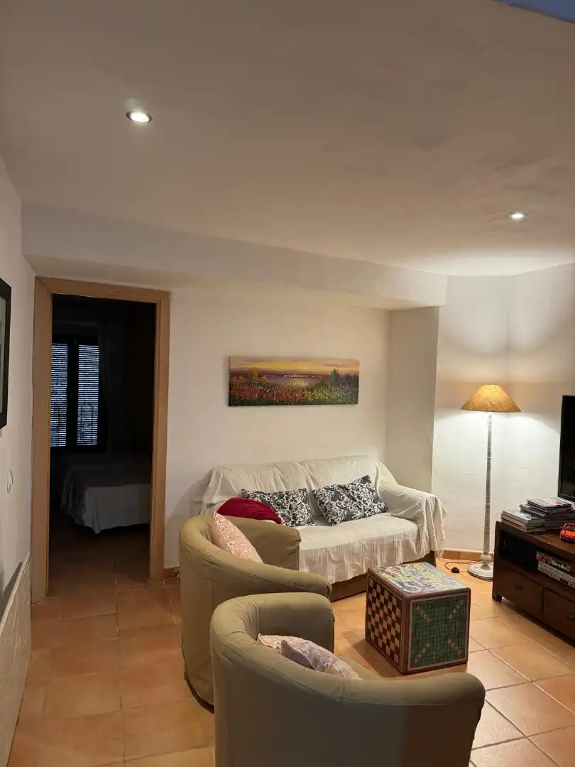 Sala d'estar de Casa adosada en venda en L'Armentera amb Calefacció, Terrassa i Balcó