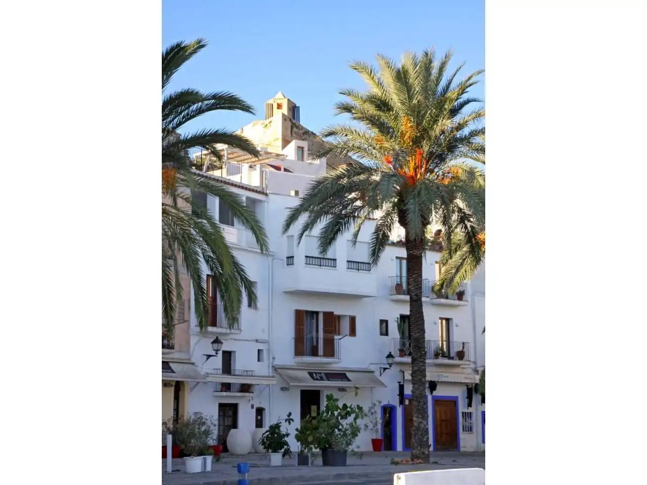 Außenansicht von Wohnung zum Verkauf in Eivissa mit Klimaanlage, Möbliert und Balkon