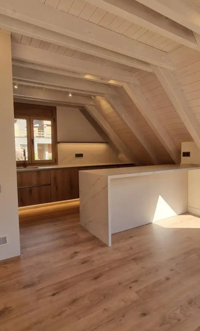 Cocina de Ático en venta en Vielha e Mijaran con Aire acondicionado, Calefacción y Parquet
