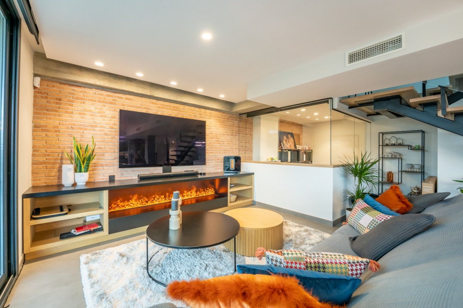 Living room of Attic for sale in Reus  with Air Conditioner, Terrace and Swimming Pool