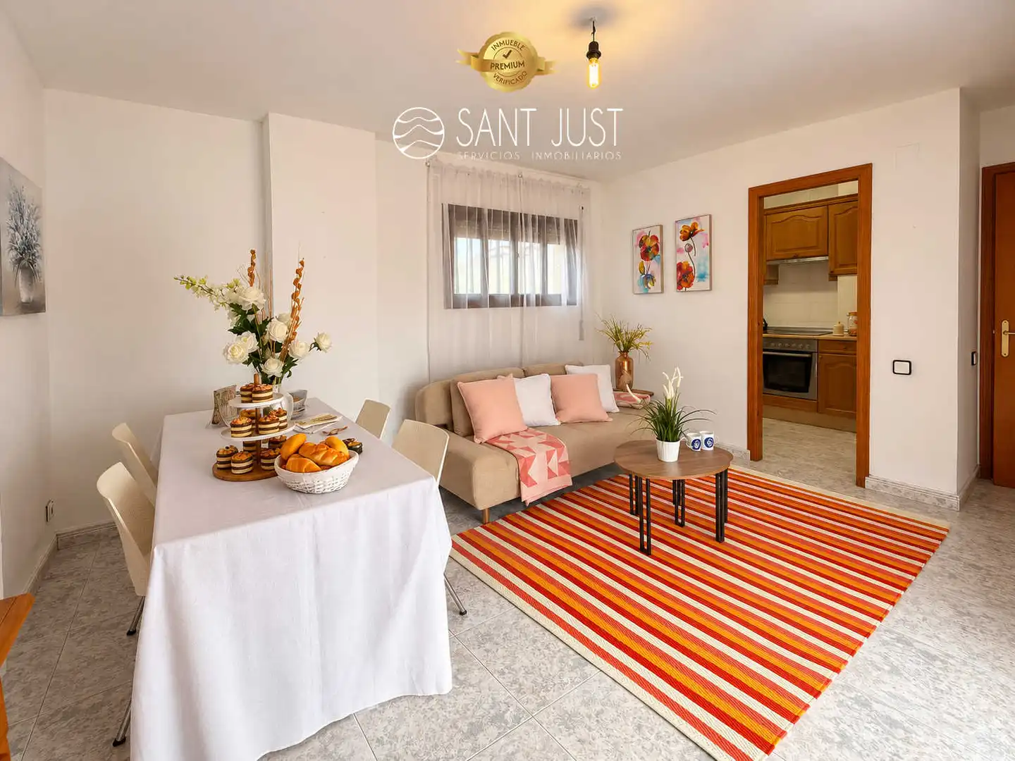 Sala d'estar de Àtic en venda en La Pineda