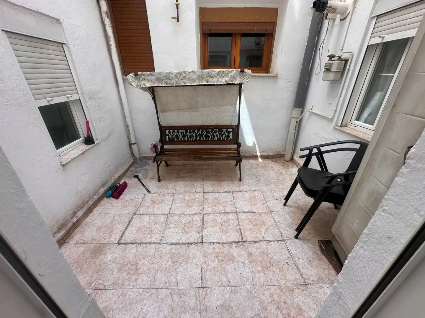 Terraza de Piso de alquiler en Cuenca con Calefacción, Amueblado y Horno