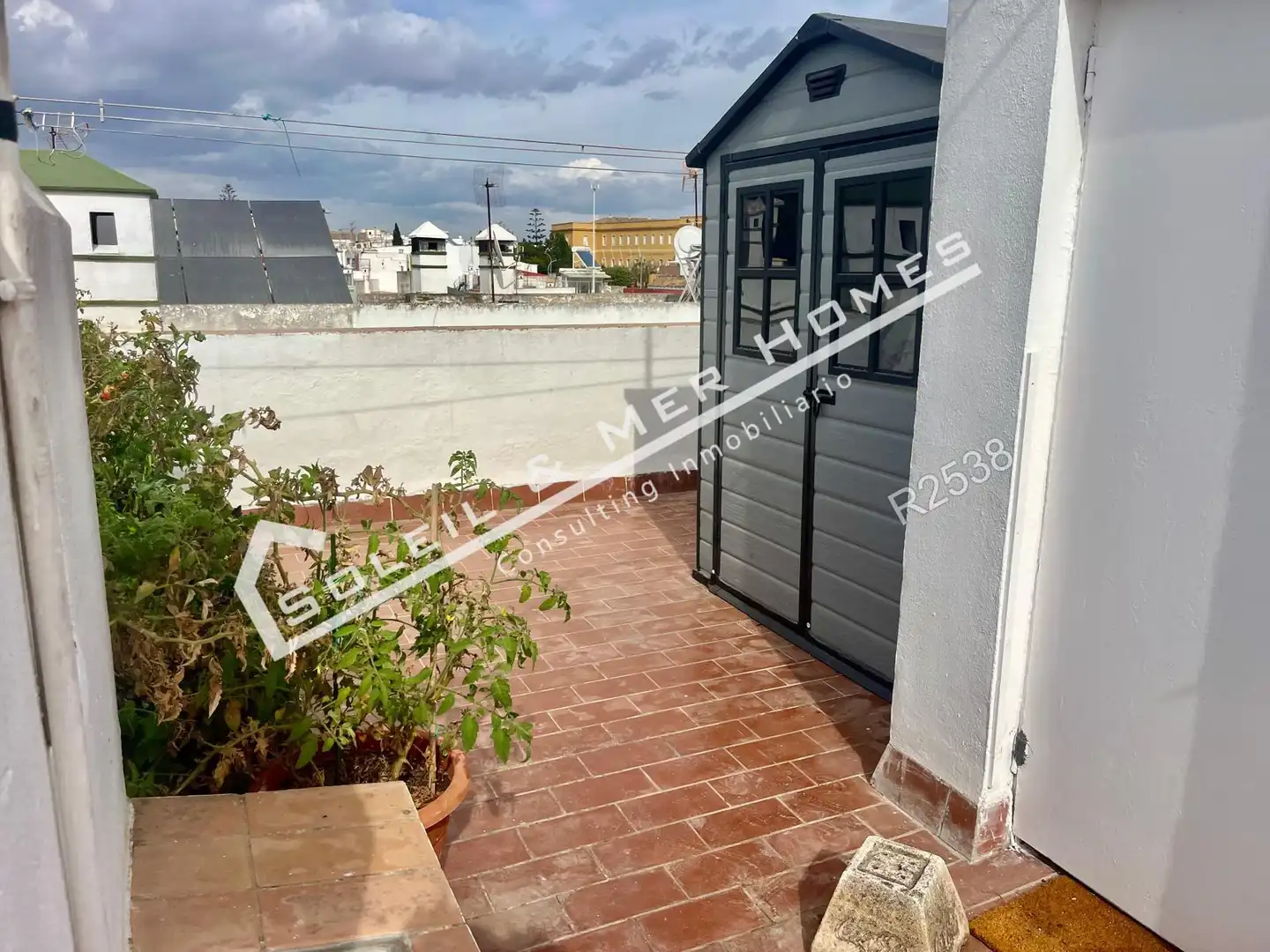 Terrasse von Maisonette zur Miete in El Puerto de Santa María mit Möbliert