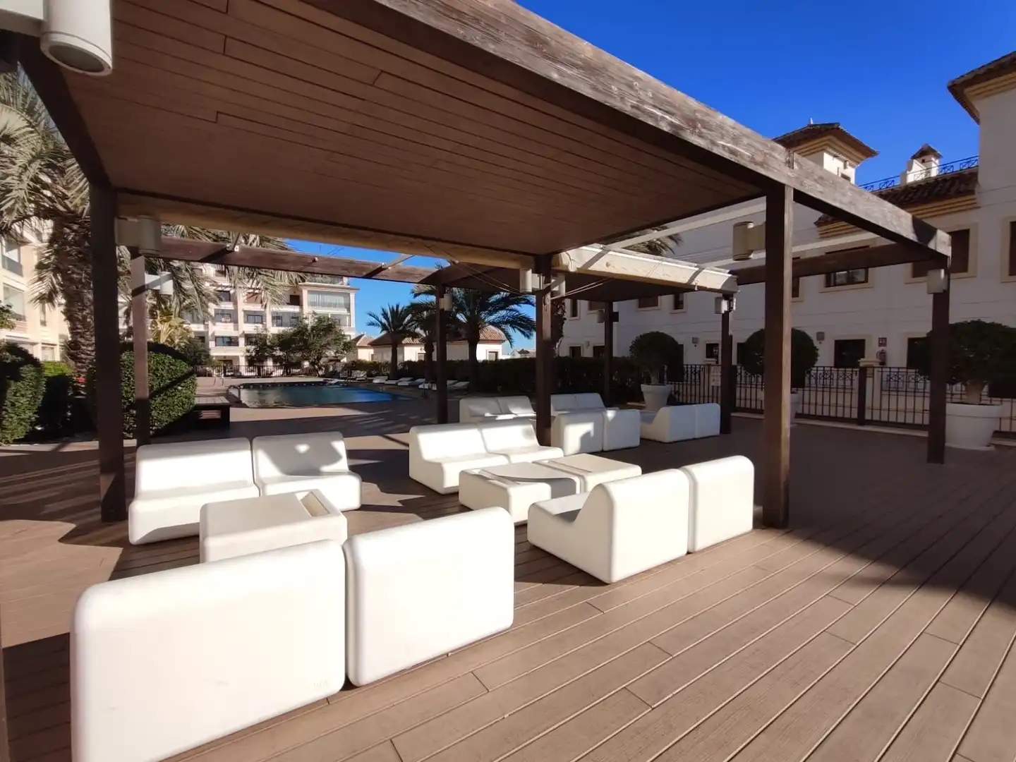 Terrasse von Dachboden zur Miete in Guardamar del Segura mit Klimaanlage, Heizung und Terrasse