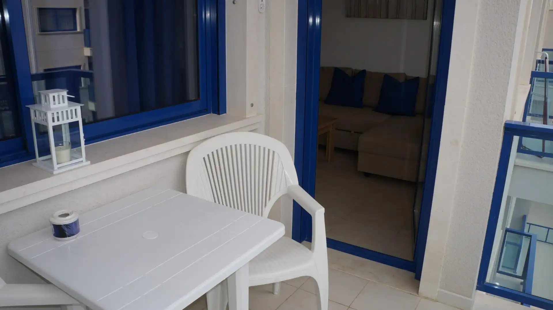 Terrassa de Apartament en venda en Alicante / Alacant amb Aire condicionat, Moblat i Balcó