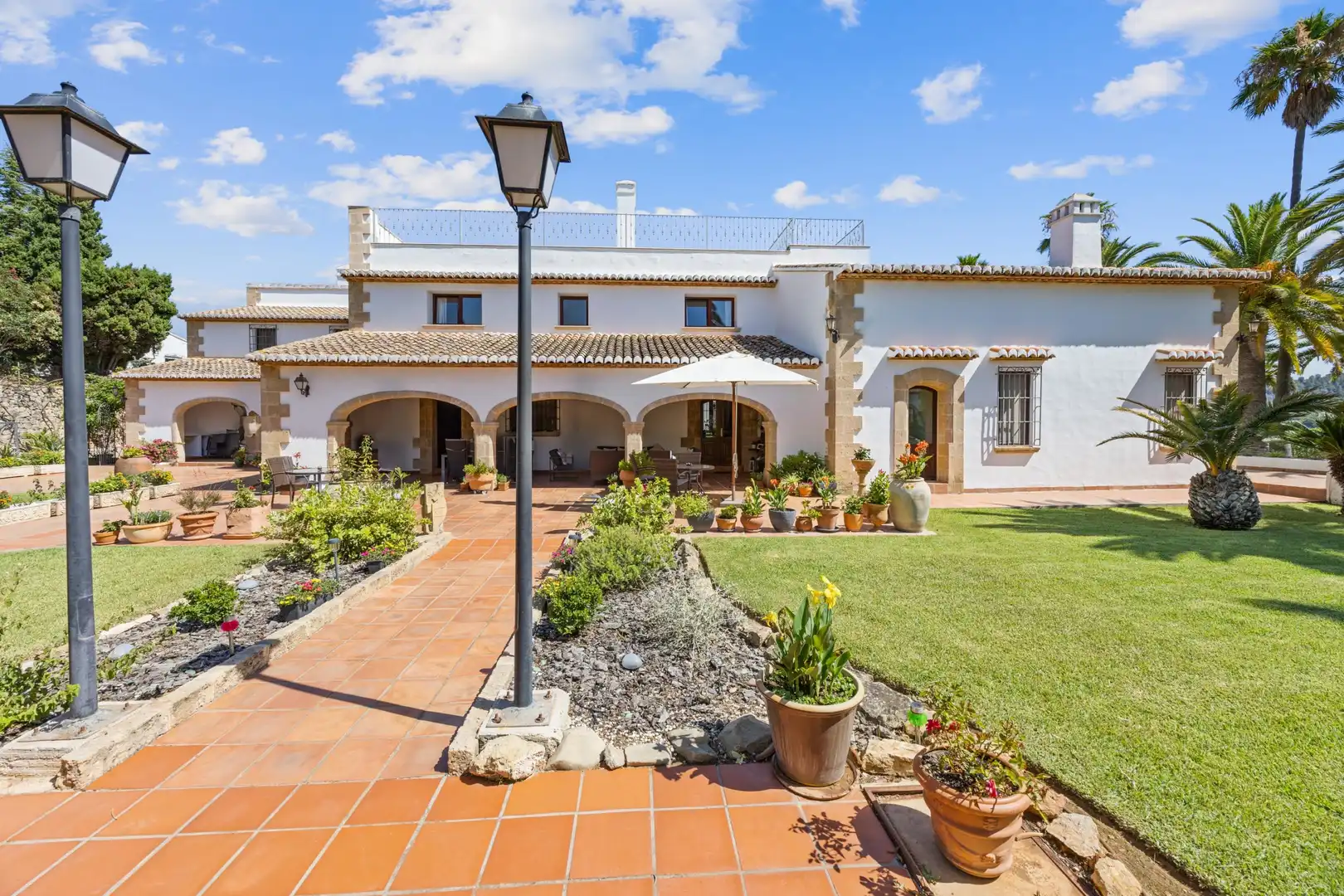 Garden of Houses for sale in Jávea / Xàbia  with Air Conditioner, Terrace and Storage room