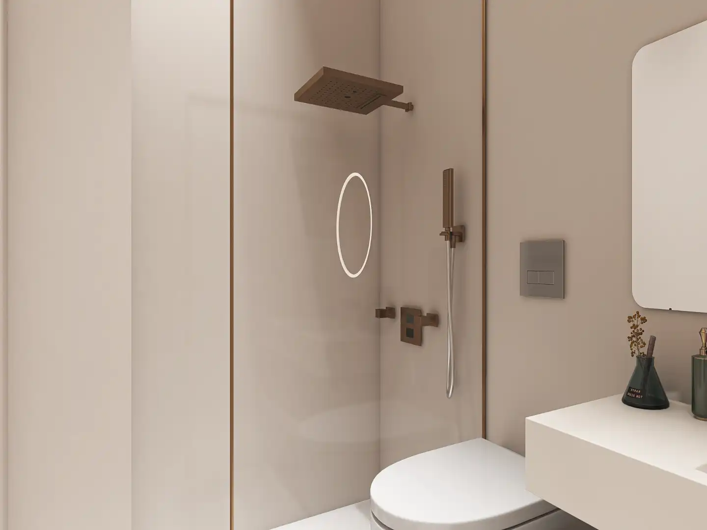 Bathroom of Flat for sale in Barcelona  with Private garden and Terrace