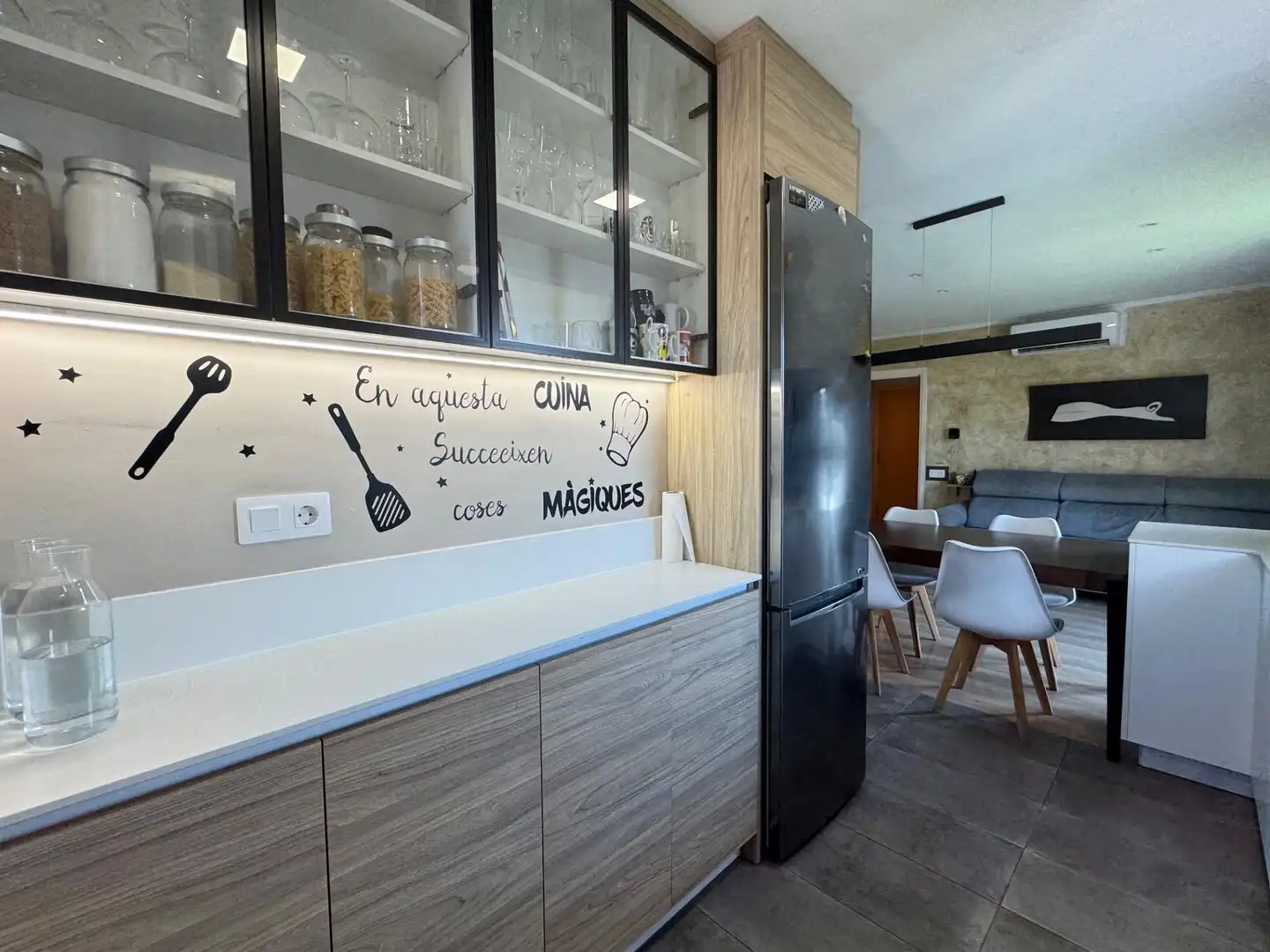Cocina de Ático en venta en Igualada con Calefacción, Parquet y Terraza