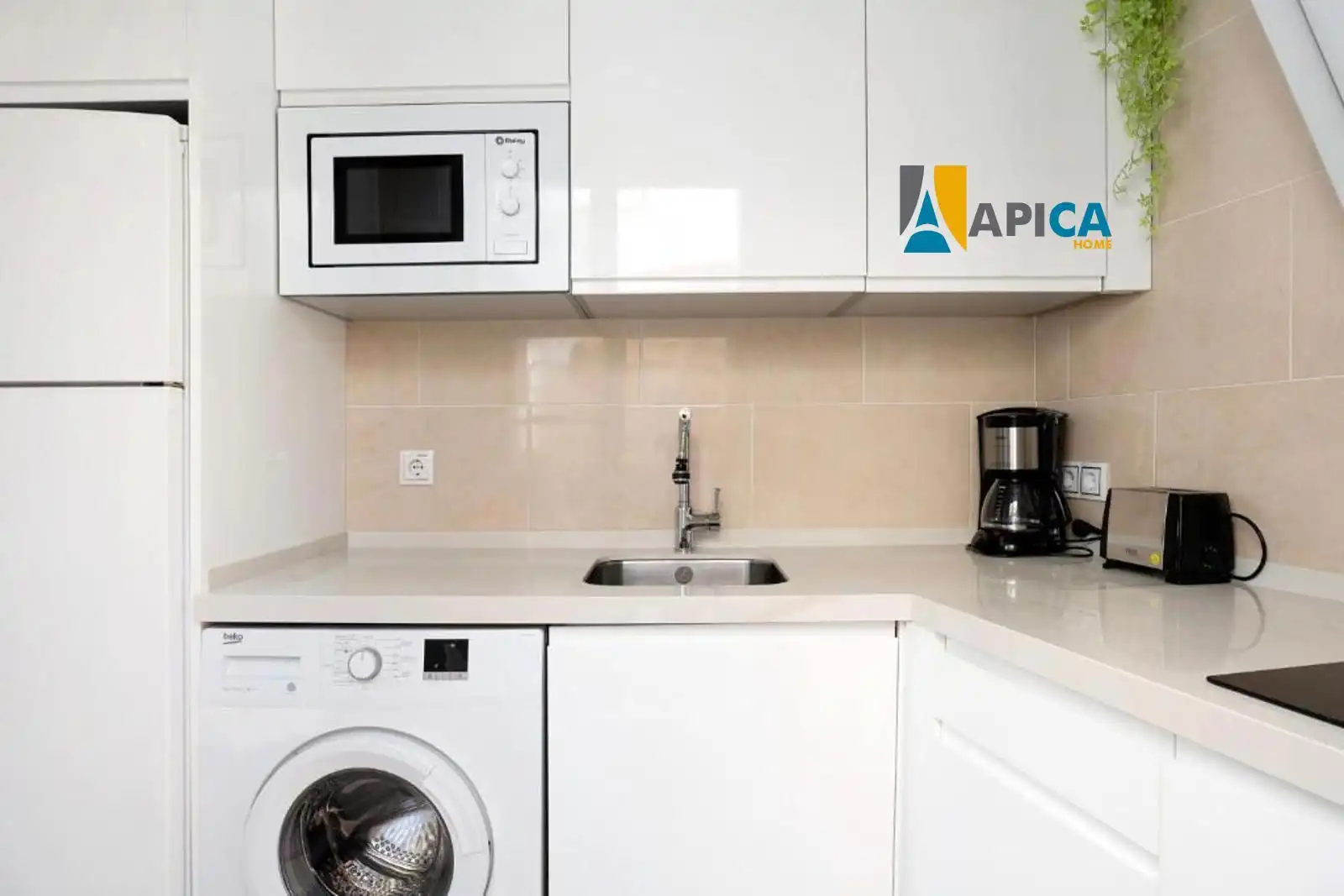 Kitchen of Flat for sale in Barbate  with Air Conditioner, Terrace and Furnished