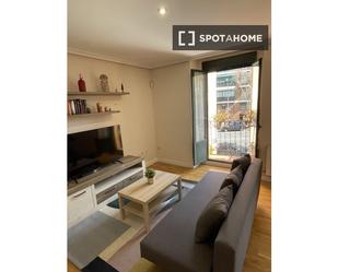 Exterior view of Flat to rent in  Madrid Capital  with Air Conditioner, Heating and Furnished