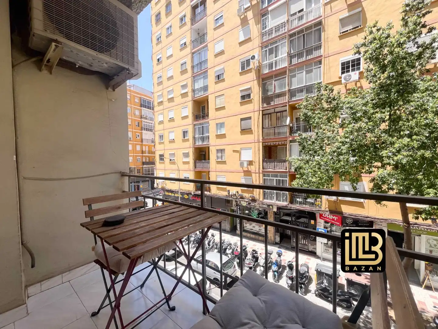Balcony of Flat for rent in Málaga  with Air Conditioner, Terrace and Furnished