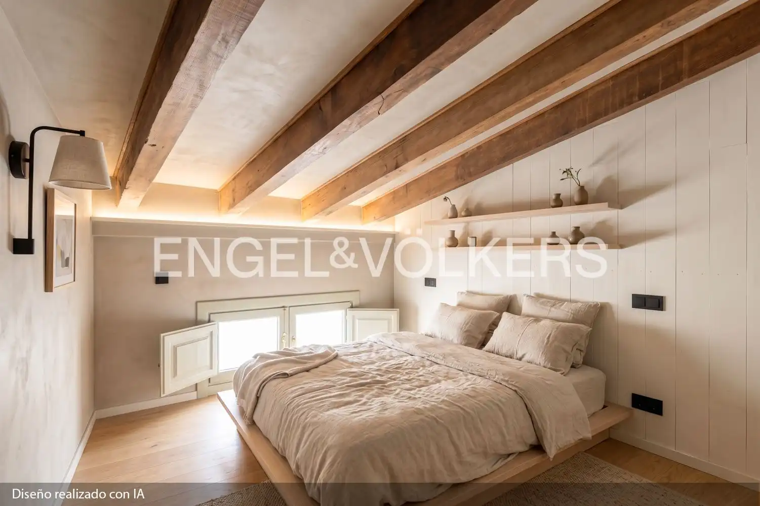 Schlafzimmer von Wohnung zum Verkauf in Valencia mit Klimaanlage, Heizung und Balkon