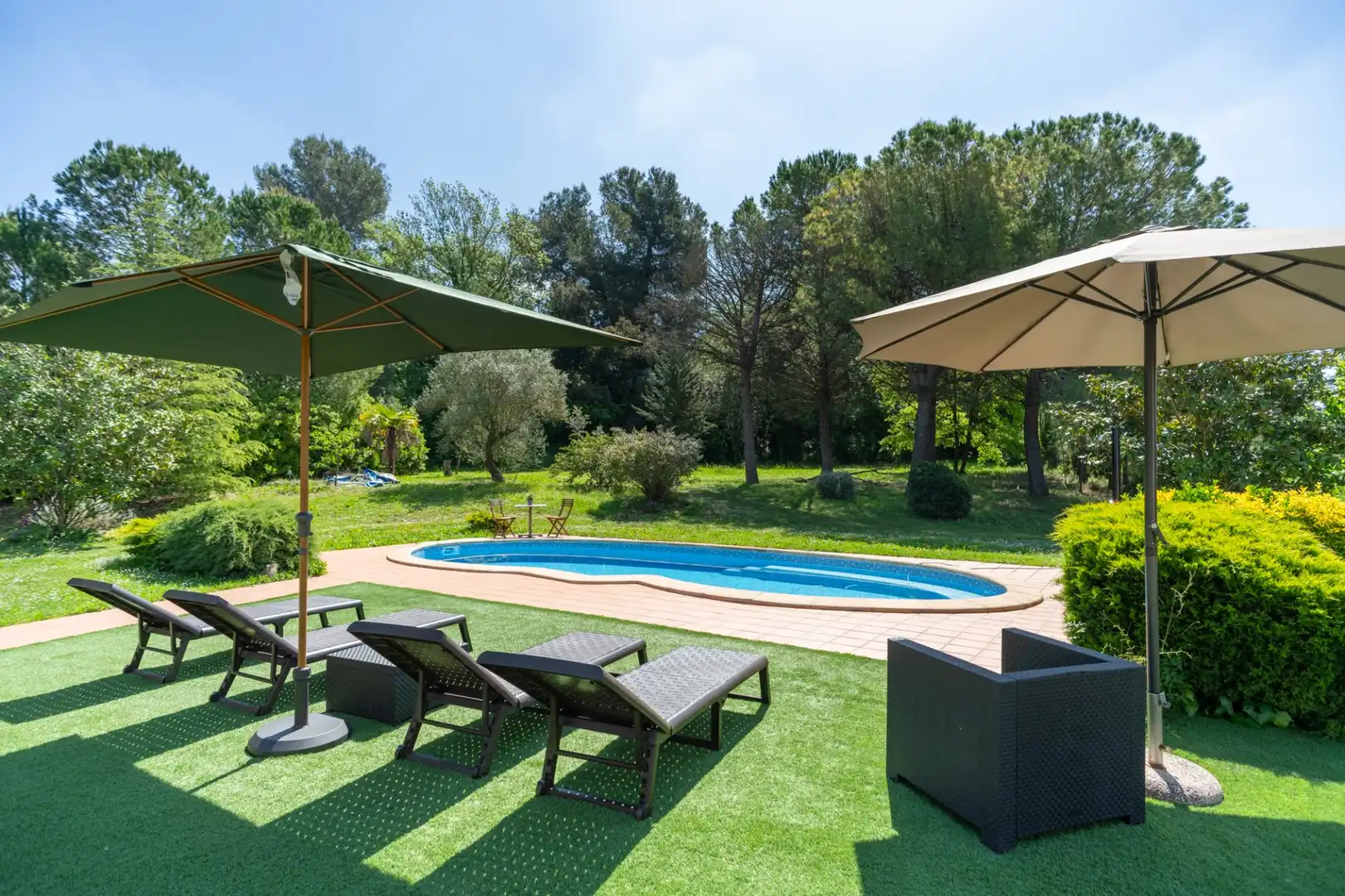 Swimming pool of Houses for sale in Vilademuls  with Air Conditioner, Heating and Terrace