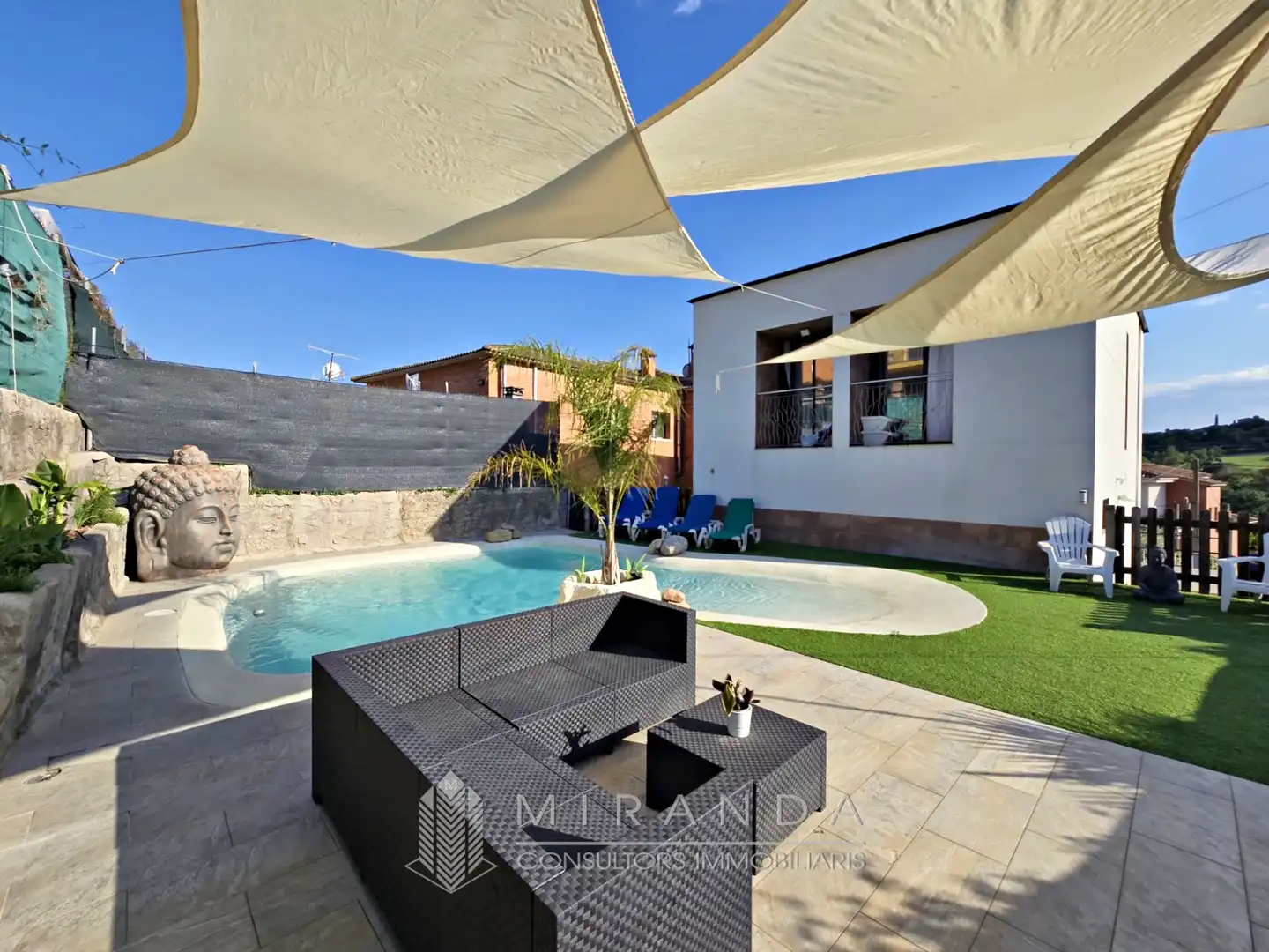 Terraza de Casa o chalet en venta en Lliçà d'Amunt con Aire acondicionado, Jardín privado y Terraza