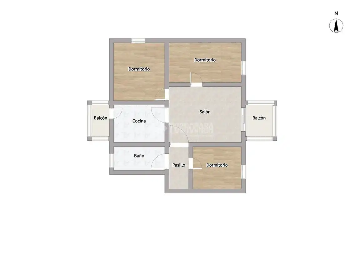 Piso en venta en Palencia con Trastero y Balcón