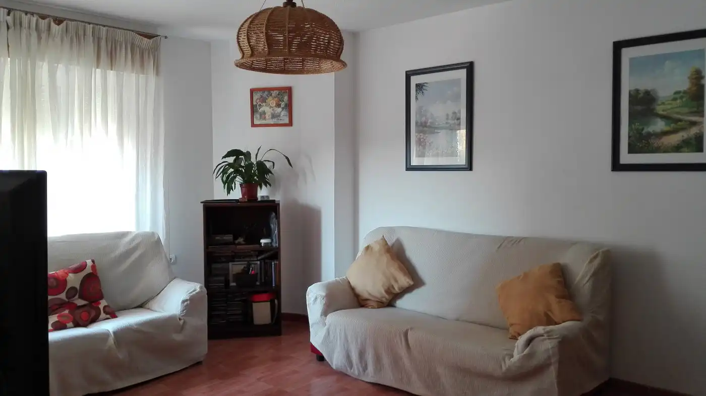Sala d'estar de Pis en venda en Águilas amb Parquet, Terrassa i Moblat