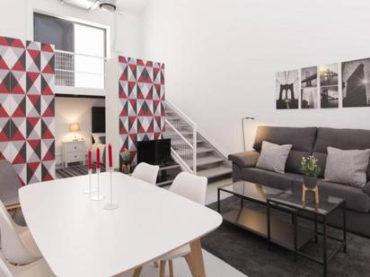 Living room of Study to rent in  Madrid Capital  with Furnished, Oven and Washing machine