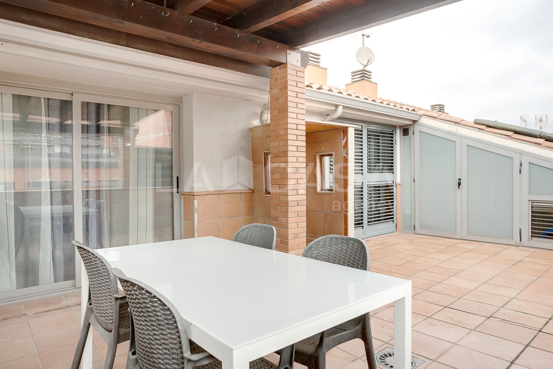 Terrace of Duplex for sale in Les Franqueses del Vallès  with Air Conditioner, Heating and Parquet flooring