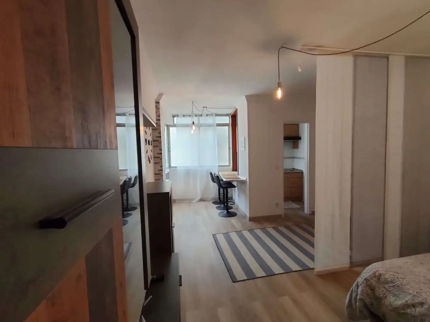 Cocina de Estudio para compartir en Puerto de la Cruz con Aire acondicionado, Terraza y Amueblado