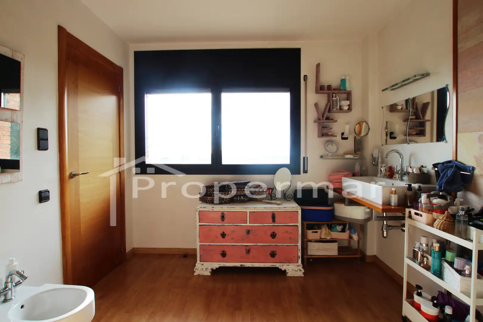 Schlafzimmer von Haus oder Chalet zum Verkauf in Sant Antoni de Vilamajor mit Klimaanlage, Heizung und Privatgarten