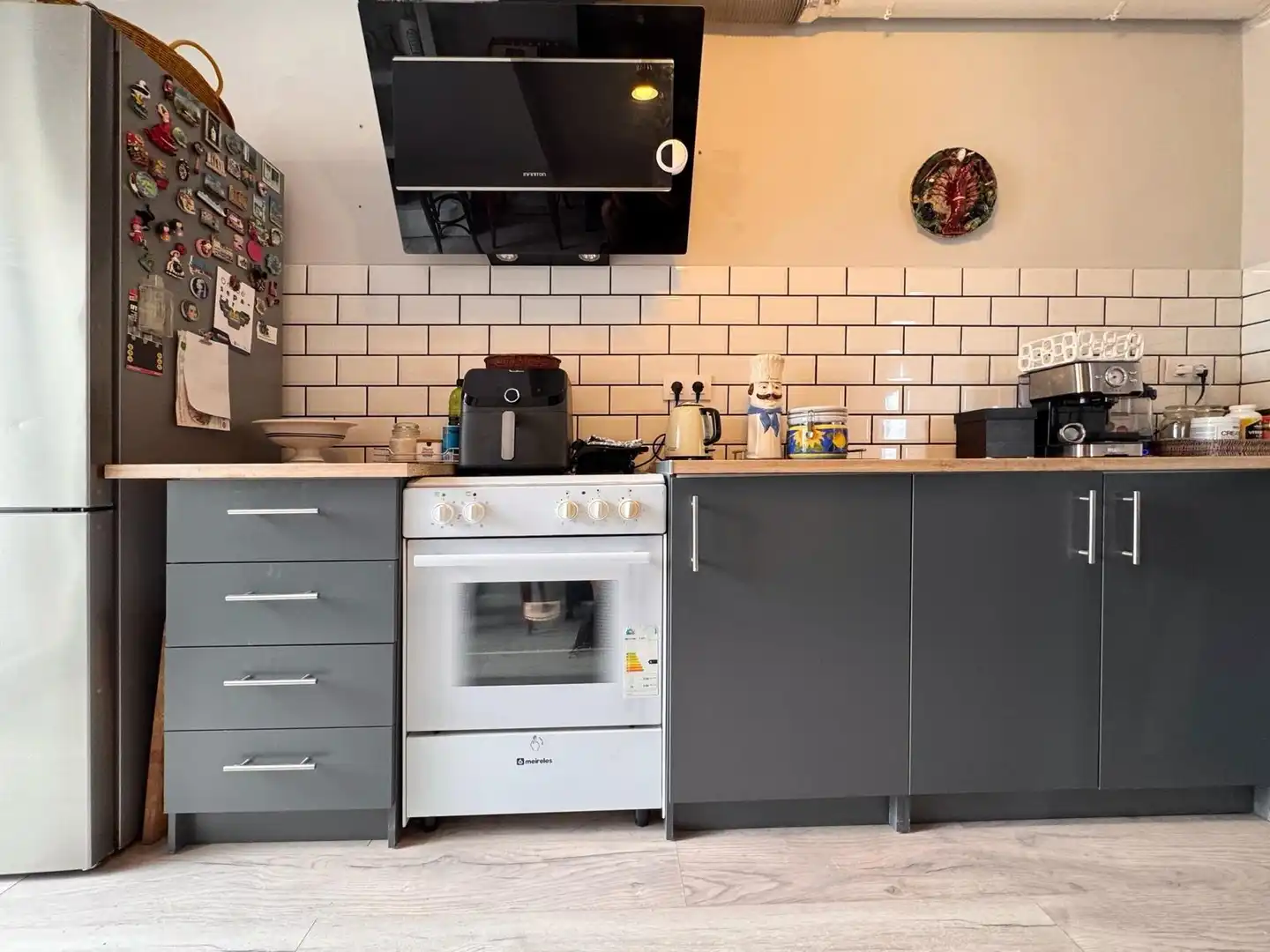 Kitchen of Flat for sale in Pontevedra Capital   with Terrace