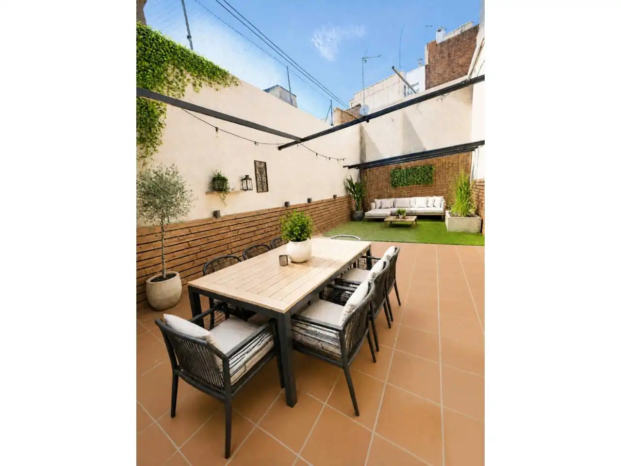 Terraza de Casa o chalet de alquiler en Sant Boi de Llobregat con Aire acondicionado, Calefacción y Jardín privado