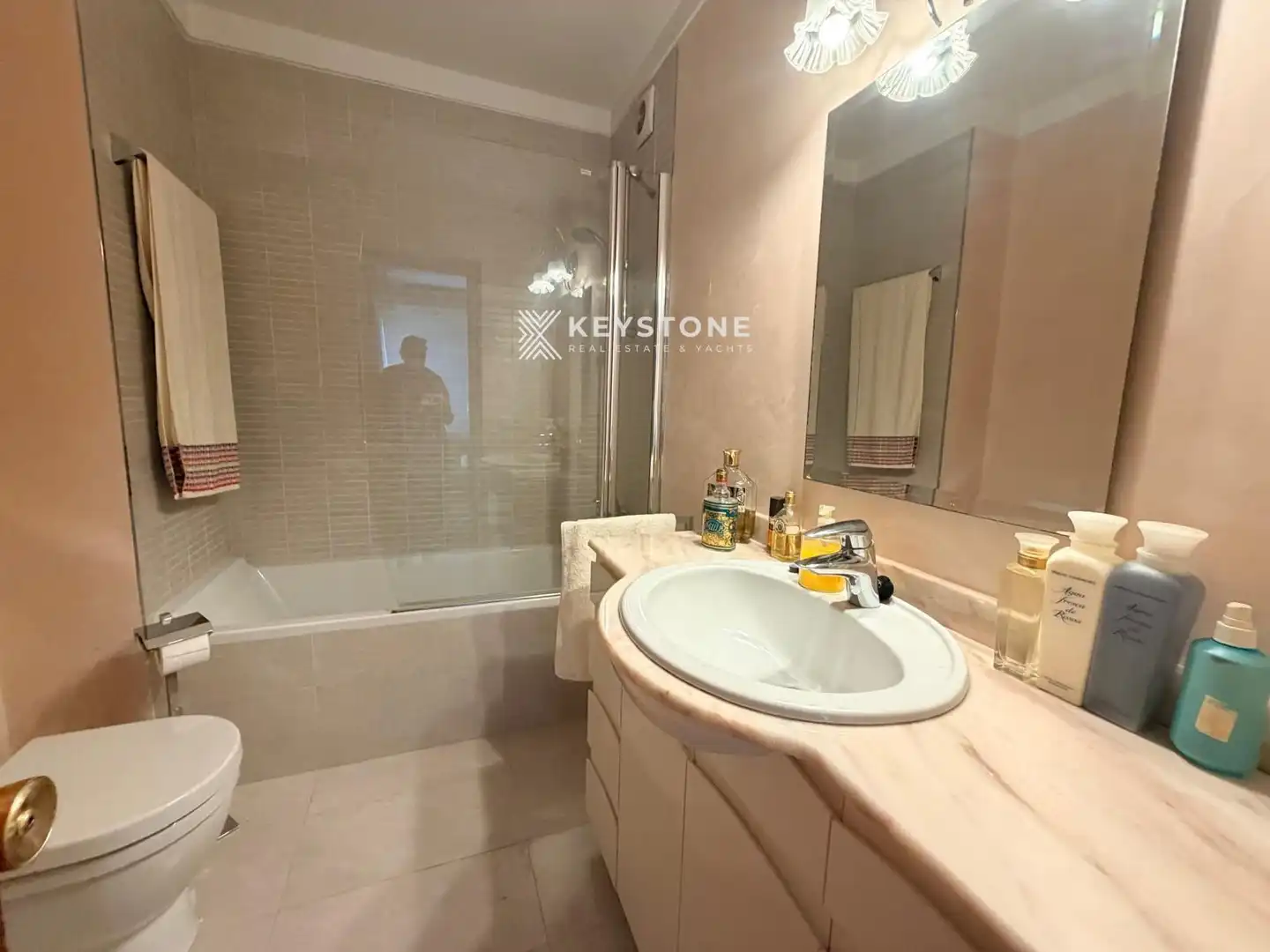 Badezimmer von Wohnung zur Miete in  Palma de Mallorca mit Klimaanlage und Terrasse