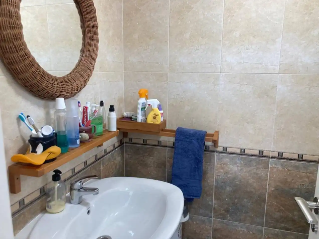 Baño de Casa adosada en venta en Arroyo de la Encomienda con Aire acondicionado, Calefacción y Jardín privado