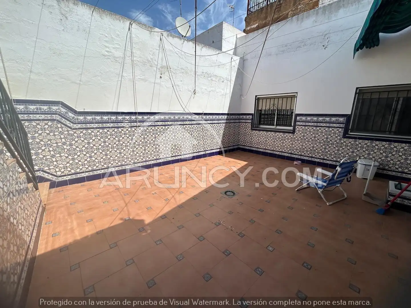 Terraza de Casa o chalet de alquiler en Alcalá de Guadaira con Aire acondicionado, Terraza y Trastero