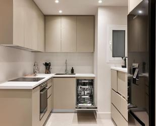 Kitchen of Flat to rent in Pontevedra Capital   with Air Conditioner, Furnished and TV