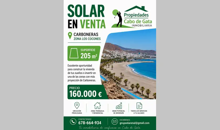 Terreno residencial en venta en Calle el Molino